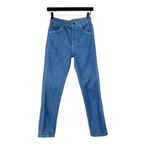NOS Vintage Live Ins High Rise 100% Cotton Rigid Denim Medium Wash Jeans Sz 12